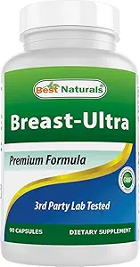 Mejores Naturales Breast-Ultra Alargamiento de mamas 90 cápsulas (90 Cuenta (Pack de 1))