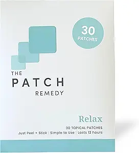 The Patch Remedy Relax Patch ← L-Theanine, Lemon Balm, Valerian, Ashwagandha, Passionflower ← 30 Patches