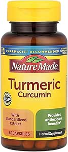 Cápsulas de 500 mg de Turmeric, 60 Conde de Apoyo Antioxidante