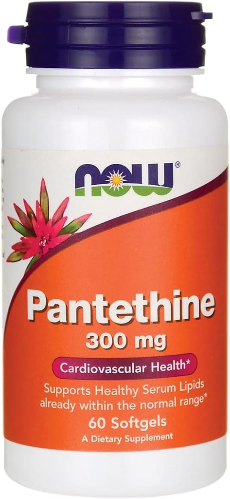 Ahora Foods Pantethine 300mg 60 Sgels by Now Foods, 1.0 Conde