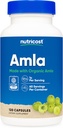 Nutricost Amla 1000mg, 120 Cápsulas Vegetarianas - CCOF Certified Made with Organic, Non-GMO, Gluten Free, 60 Servimientos