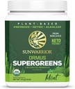 Ecológico Greens Complejo de Superalimentación de Polvos Super Verdes Orgánicas Polvo de Jugo crudo con Probióticos Moringa Hoja &amp; Minerales Electrolíticos ANTE Vegan No Añadido Sugar (Mint, 45 Servings)
