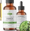 Organic Usnea Liquid Drops - Natural Immune Support and Respiratory Health for Adults - Vegan, Alcohol-Free, Made in USA, 2 Fl Oz