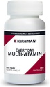 Kirkman - Cada día Multivitamínico - 180 cápsulas - Vitamina &amp; Mineral de Spectrum - Asistencia Productividad - Hypoallergenic