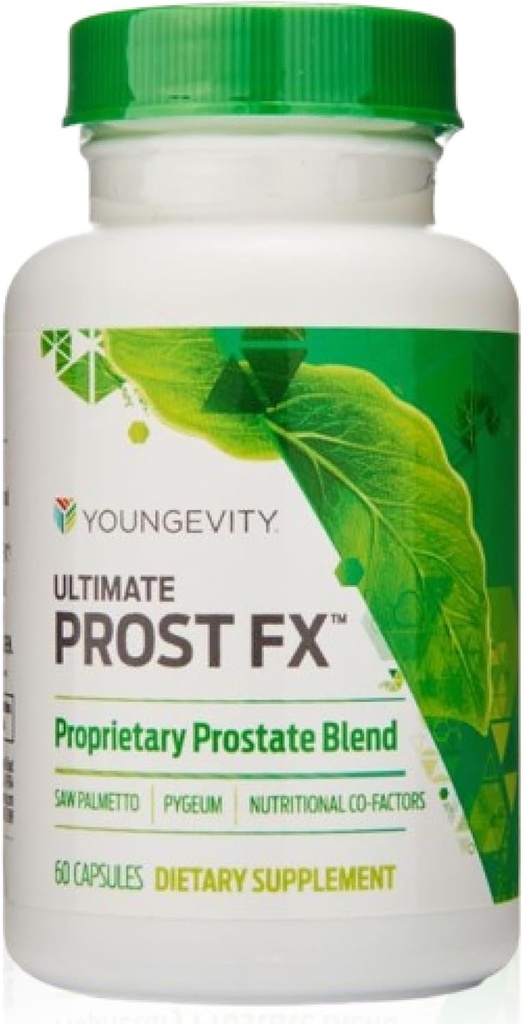 Youngevity Ultimate Prost FxTM - Saw Palmetto + 9 Herb Blend for Men's Prostate Health - DHT Support - Suplemento urinario y próstata - 60 cápsulas (Pack of 2)