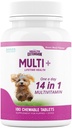 Extensión de salud Mesas multivitamínicas y minerales para perros &amp; cachorros, 180 tabletas - Inmune, digestión, soporte conjunto, salud de la piel