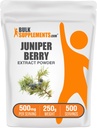 BulkSupplements.com Juniper Berry Extract Powder - de Juniper Berries, Juniper Berry Powder - Gluten Free, 500mg por Serving, 250g (8.8 oz) (Pack of 1)