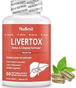LiverTox - Advanced Liver Detox " Cleanse Formula - Herbal Liver Support with Milk Thistle, Turmeric, Artichoke, Dandelion, Beet " Zinc Helps Liver Function " Digestion ¦ 60 Vegan Capsules