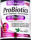 Laboratorio FITO MEDIC - Probióticos para Mujeres - 50 Billones CFU de probióticos- 60 días Servir s -probióticos para Salud Digestiva- 16 - probiótico - Blend. Promueve Equilibrio Digestivo.
