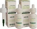 Chloroglow Liquid Chlorophyll Oxygen Drops 3000mg peru Metabolism Suplemento Silencio Immune Apoyo Silencio Natural Detox Altitude Sickness Aid ← Body Deodorizer 30ml (Pack of 2)