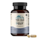 TERRA ORIGIN Gut sano con vitamina D 5000 UI TENIDO 60 cápsulas TENIDO Suplementos de Salud Gut para Hombres y Mujeres TENIDO Apoyo Digestión y Gas