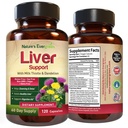Liver Cleanse Detox " Reparación peru Herbal Liver Support Supplement w/ 20+ Liver Health Nutrients, Milk Thistle, Turmeric, Ginger, Dandelion, Zinc, Artichoke " más para Optimal Liver Support TEN 120 Capsules
