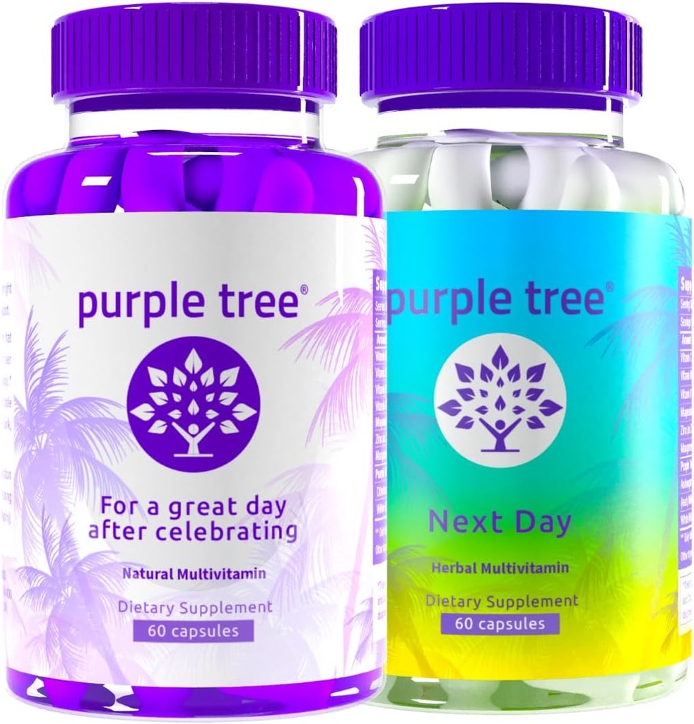 morado árbol® Celebrar + Next Day Bundle 120 Pills ¦ Post-Celebration Wellness Vitamin Combo