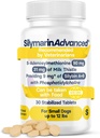 Suplemento de salud para perros pequeños - Cartel de leche para perros Soporte para perros con S-Adenosilmetionina (Same) " Silybin - 30 Tablets