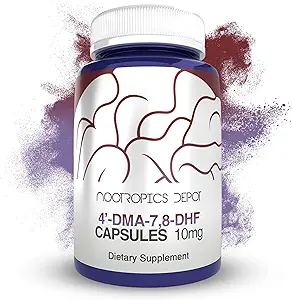 Nootropics Depot 4’-DMA-7,8-DHF Capsules | 10mg | 90 Count | 4'-DMA-7,8-Dihydroxyflavone
