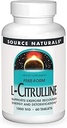 Fuente Naturals L-Citrulline - Apoyos Ejercicio Recuperación, Energía y Detoxificación*, 1.000 mg - 60 Tablets