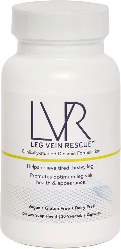 Clínicamente estudiado Godmin Varicose Veinte y Leg Circulación Soporte 30 Day Supply - Spider Veins & Leg Edema Relief Citrus Bioflavonoids Natural Health Supplement (30 Capsules)