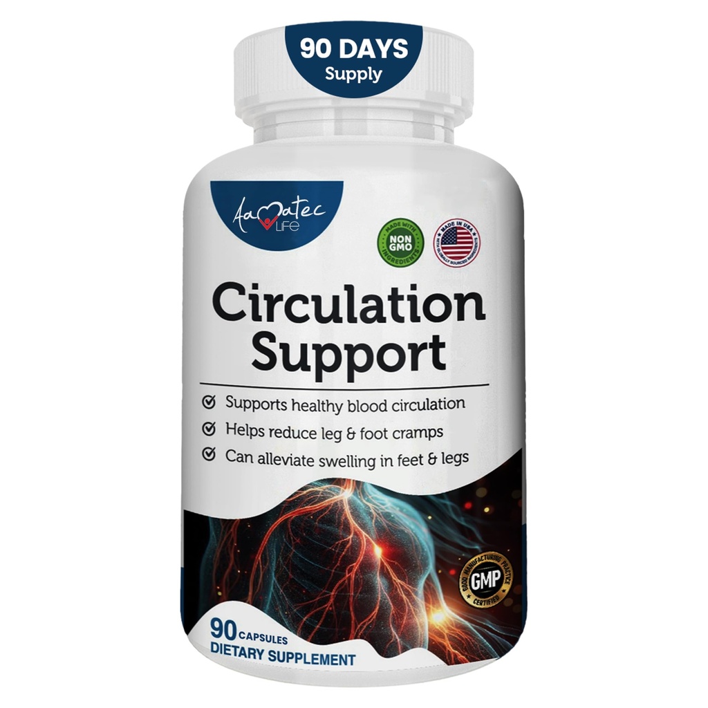 La circulación sanguínea Complemento para las arterias " Veins Health- Natural Cardiovascular Pills with L-Arginine, Ginger Root- Promotes Healthy Blood Flow " Heart Health- 90 Capsules