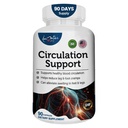 Blood Circulation Support Supplement for Arteries & Veins Health- Natural Cardiovascular Pills with L-Arginine, Ginger Root- Promotes Healthy Blood Flow & Heart Health- 90 Capsules