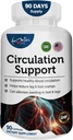 La circulación sanguínea Complemento para las arterias " Veins Health- Natural Cardiovascular Pills with L-Arginine, Ginger Root- Promotes Healthy Blood Flow " Heart Health- 90 Capsules