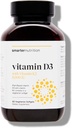 SMARTERNUTRITION Vegan Vitamina D3 5000 UI + Vitamina Natural K2 1100 mcg en Coco orgánico &amp; Aceite de Oliva - D3 K2 Suplemento para Immune &amp; Bone Support - 60 Softgels[30 Day Supply]