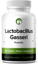 Lactobacillus Gasseri Probiotic Supplement 240 Tablets 3 Billion CFU Probiotics for Men &amp; Women Supports Intestinal Digestive & Gut Health (240, Lactobacillus Gasseri)