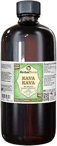Kava Kava (Piper Methysticum) Glycerite, Dried Root Alcohol-Free Liquid Extract (Marca: HerbalTerra, Proudly Made in USA) 32 fl.oz (0.95 l)