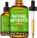 Dog Antibiotics with Chicken Flavor | Сat Antibiotics for Infection, UTIs, Allergies, Runny Nose | Digestive Support | Different Breeds and Ages | Cranberry in The Composition | 2 Oz