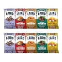 Barras de Proteína Funcional Superfood Laird – Bar Proteína Proteína pero Mejor con Ingredientes Reales, Mushrooms Funcionales 10g Proteína de Base Planta, 6g Fibra - No GMO - 5 Paquete de Sabor Variedad, 10 Conde (Pack of 1)