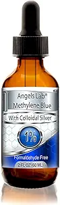 Nuevo Metileno Azul 1% Wtih Colloidal Silver Angels Lab ←USP-Grade Metilthioninium Chloride Liquid ← Alta Puridad Suplemento dietético para Función cerebral " Salud cognitiva...
