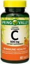 Vitamina C Immune Health Dietary Supplement Chewable Tablets, Orange, 500 mg, 60 Cuenta