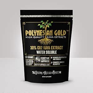 Polynesian Gold™ Water Soluble Co2 Kava Extract- 50g Bag