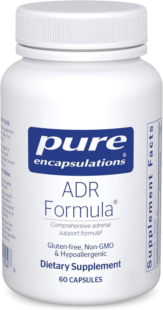 Pure Encapsulations ADR Fórmula tención Suplemento para Immune and Adrenal Gland Function Support* Silencio 60 Capsules