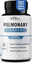 Pulmonary Miracle COPD Relief and Lung Detox Capsules to Clear Lungs & Aid Breathing - Lung Support Supplement with Vinitrox & GABA for Long-Term Cough & Respiratory Relief, 60 Caps