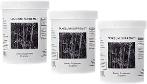 Supreme Nutrition Takesumi Supreme, Pure 60 Grams Activated Bamboo Charcoal Powder ← Three Pack