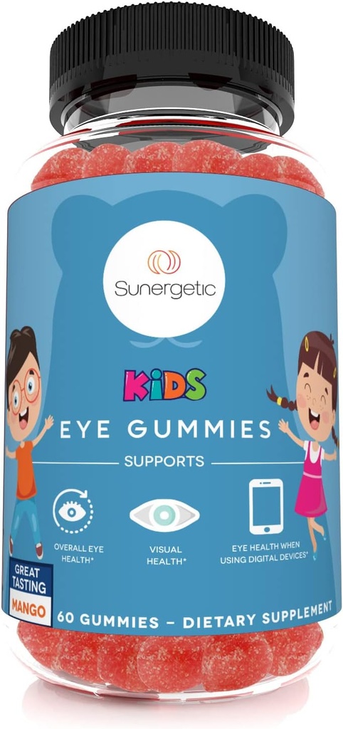 Soporte Ocular Premium Gummies for Kids - Lutein with Zeaxanthin Supports Total Eye Health, Vision &amp; Macular Health–Clinically Studied Lutein & Zeaxanthin with Lutemax 2020-60 Gummies