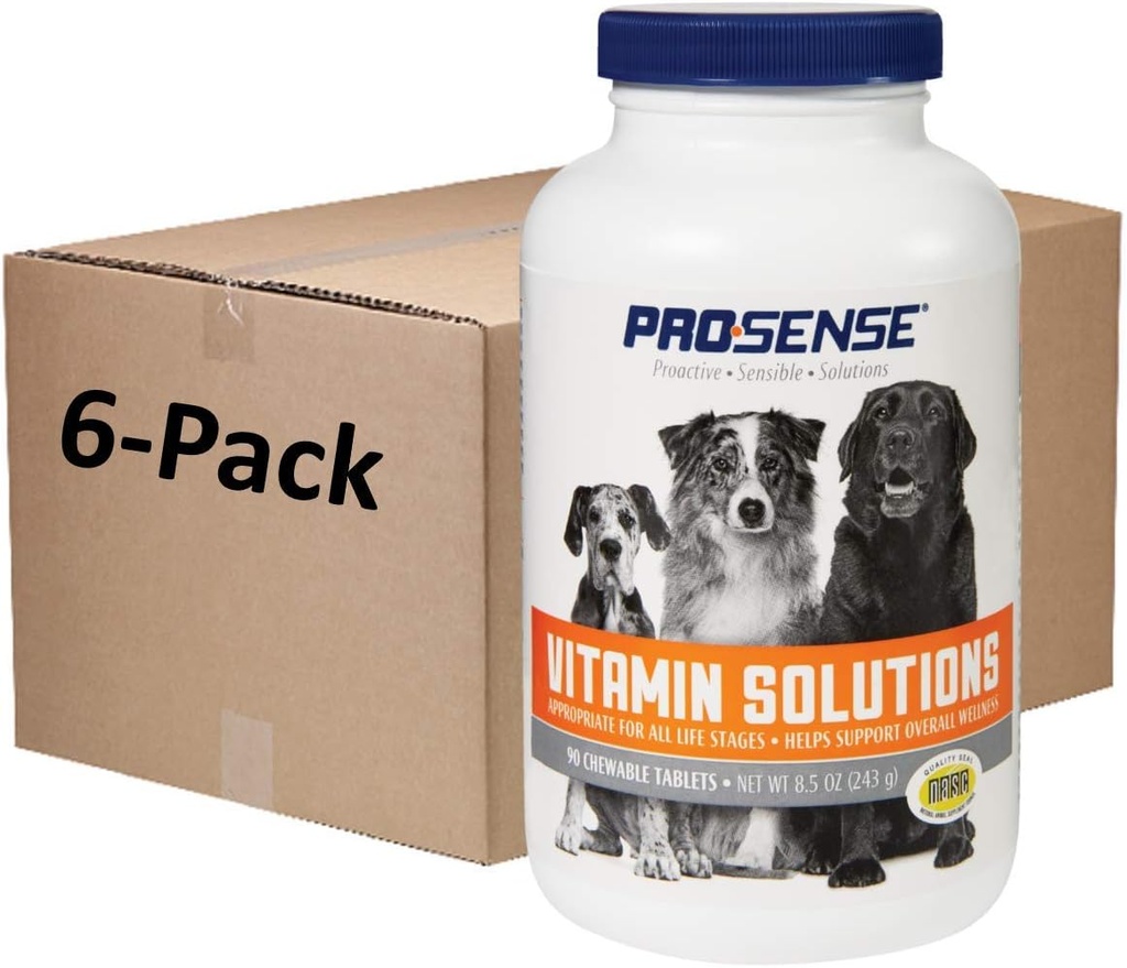ProSense Vitamin Solutions Tablas de productos para perros
