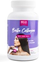 Bella All Natural Collagen Colageno, Cabello, Esquí y uñas, 60caps