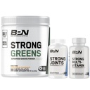 BARE PERFORMANCE NUTRITION BPN Verdes Fuertes Polvo Superalimentario, Juntas Fuertes &amp; Bundle Multi-Vitamin Fuerte
