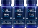 Extensión de vida TMG cápsulas vegetarianas líquidas, 500 mg, 60 cuenta (Pack of 3)