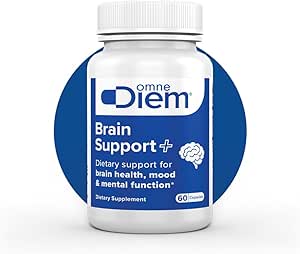 Omne Diem Brain Support con Cerenx y MecobalActive, 60 cápsulas – Suplemento dietético para la salud cerebral, Mood &amp; Mental Function