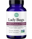 Ora Prebióticos Orgánicos y Probióticos para Mujeres - Lactobacillus para Salud Vaginal y Orina, Contiene 16 Billones CFU, 6 Strains - 1 Mes Fuente, 60 cápsulas Probióticas Veganas