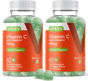 Viteey Chewable Vitamina C Gummies for Adults - 700mg Extra Strength Immune Support Suplemento - Vegan, Gluten Gratis - 120 Conde