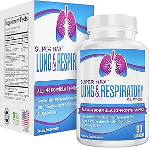 3-Mes Lung &amp; Respiratory Support (All-in-1) Suplemento Complex Seasonal Formula TEN 10 Active Ingredients ← Natural Daily Lung Nutrients
