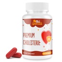 Suplementos de colesterol con esterols vegetales, Niacina, Rice de levadura roja, Citrus Bergamot, Ajo, Suplemento colesterol Apoyo Niveles normales de colesterol, 90 Softgels