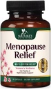Suplementos de la menopausia para mujeres - Alivio de la menopausia Probióticos con Cohosh Negro, Suplementos de Apoyo Natural para Flashes Lácteos de la Noche &amp; PH Balance Suplemento de Apoyo - 60 cápsulas
