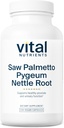 Vital Nutrients Saw Palmetto with Pygeum & Nettle Root - Vegan Saw Palmetto for Men Supports Healthy Prostate Function* - Gluten, Dairy, Soy Free - 120 Capsules