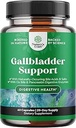 Saltas de bilis de Ox para soporte de vesícula biliar - Suplemento de sal de bilis purificada con enzimas digestivas de pancreatina Ox " Betaine HCL - Suplementos para no Gallbladder " Salud digestiva 20 días