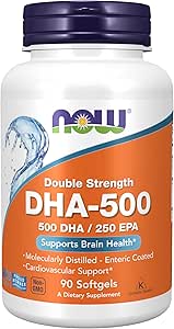 DHA-500, 90 Softgels by Now Foods (Pack of 2)