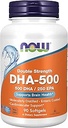 DHA-500, 90 Softgels by Now Foods (Pack of 2)
